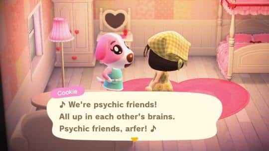 cookie catchphrase animal crossing
