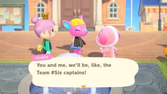 cookie with big sisters acnh