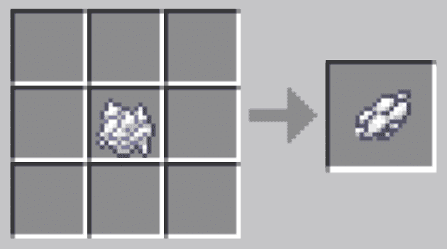 craft 1x white dye minecraft