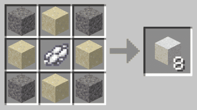 craft concrete powder minecraft