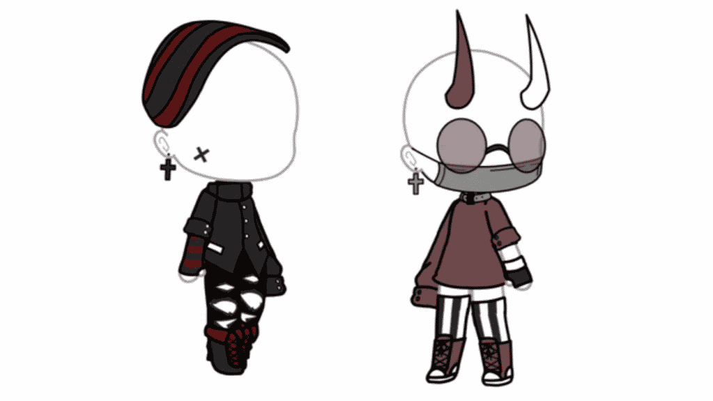 gacha life outfit ideas boy emo