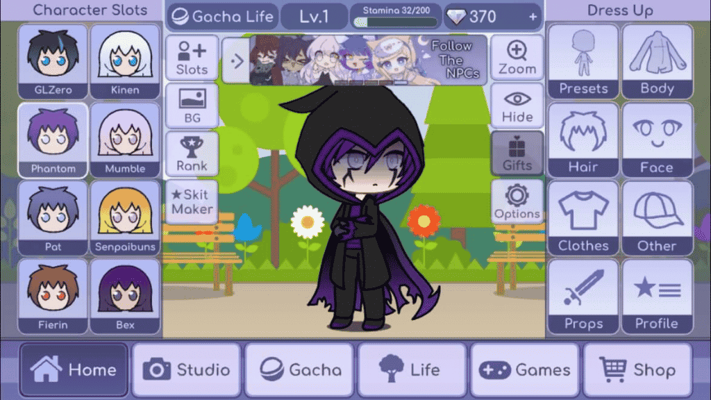 how to customize your character in gacha life