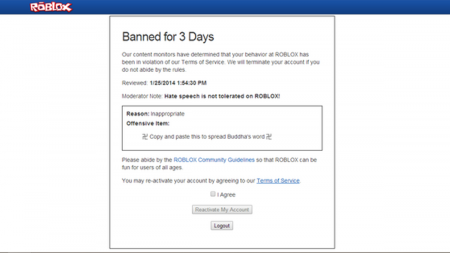 how to get unbanned from roblox