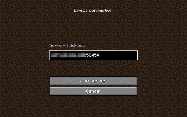 how to join a minecraft server