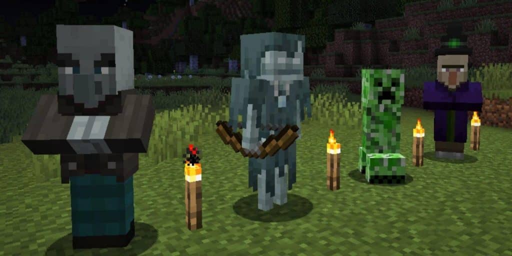 killing mobs in minecraft