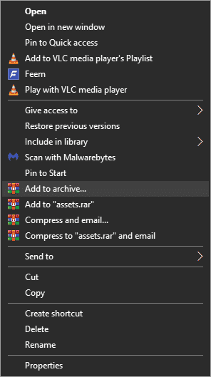 make zip file from pack.mcmeta