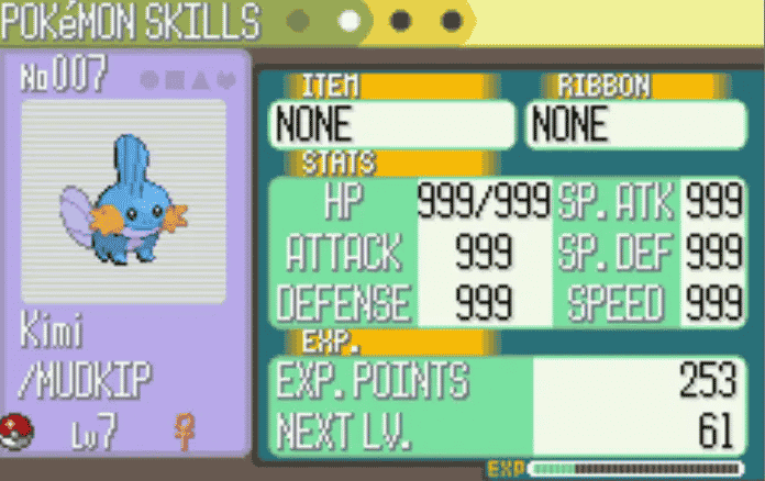 max stats cheat pokemon