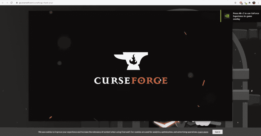 open curseforge
