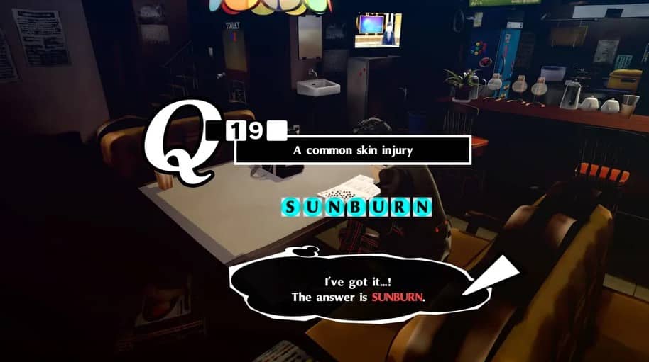 persona 5 royal crossword august answers