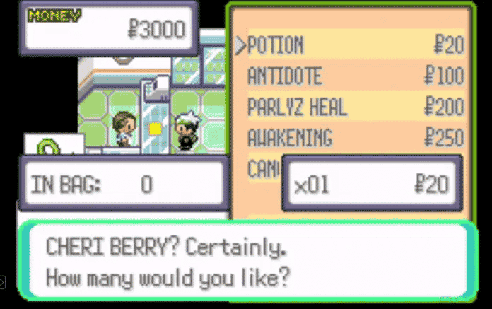 pokemon emerald berries