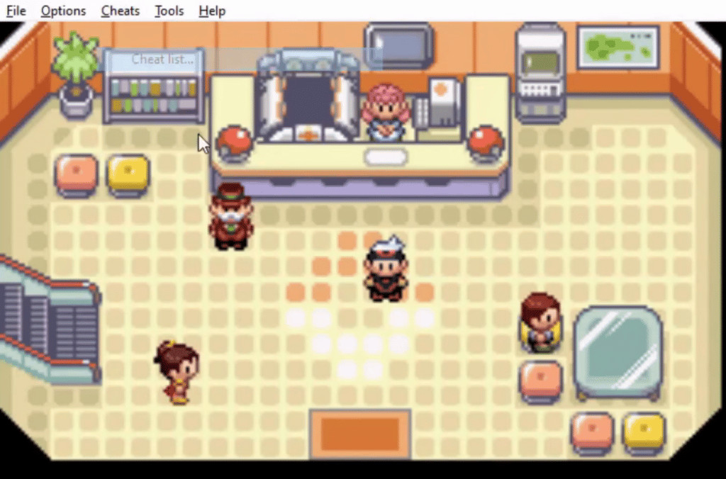 pokemon sapphire cheats gameboy advance