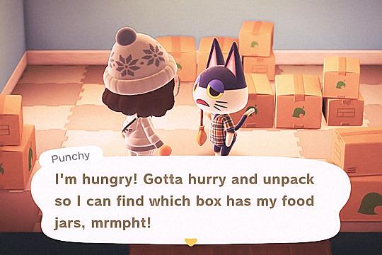 punchy lazy villager acnh