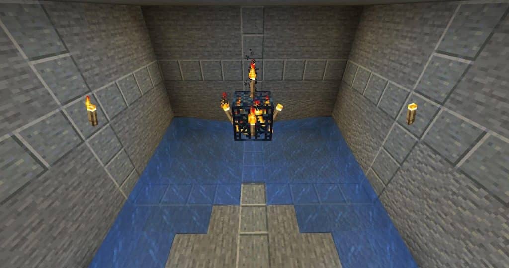 spawner with torches minecraft