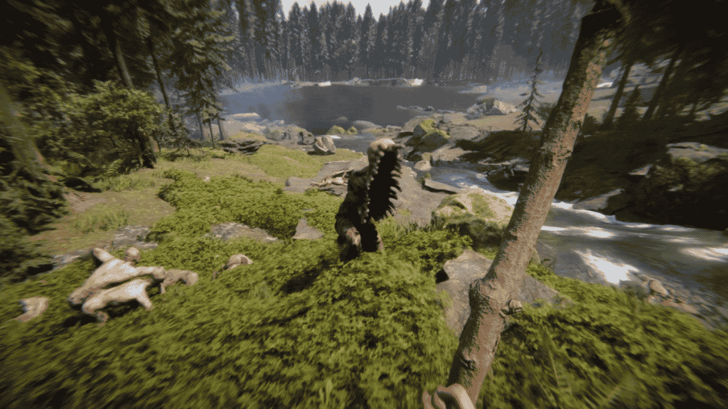 the forest gameplay