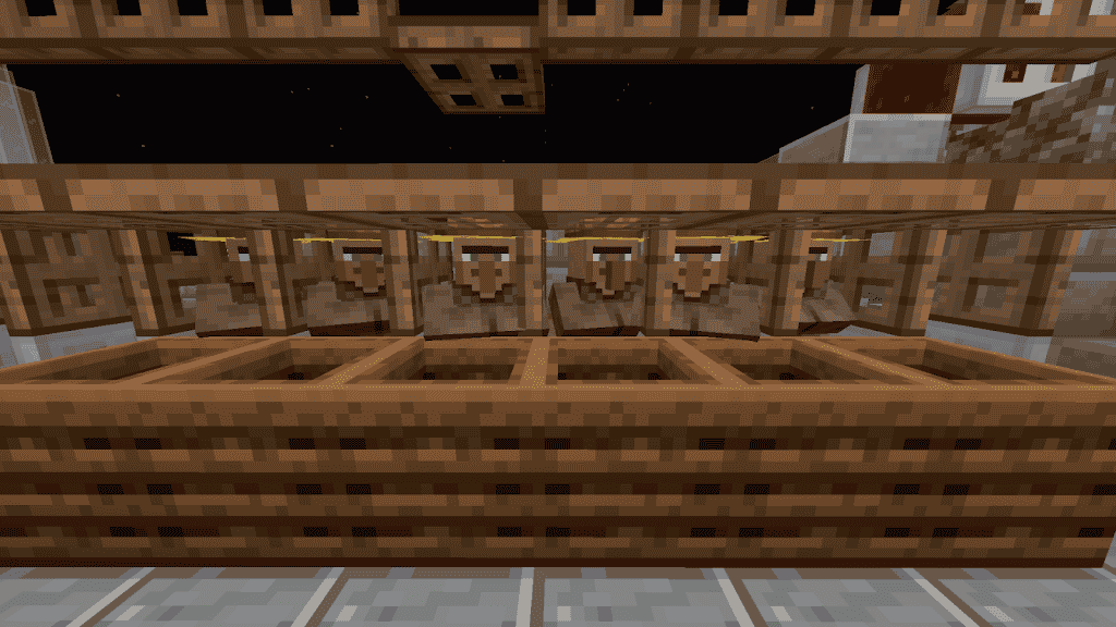villager trading hall trapdoor