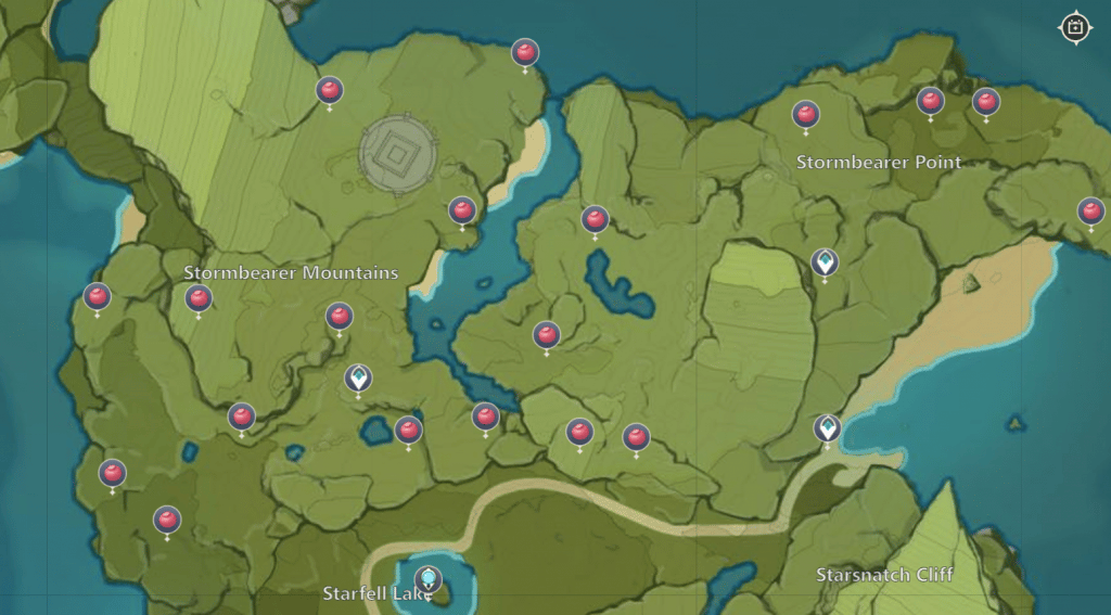 19 spawn points genshin impact