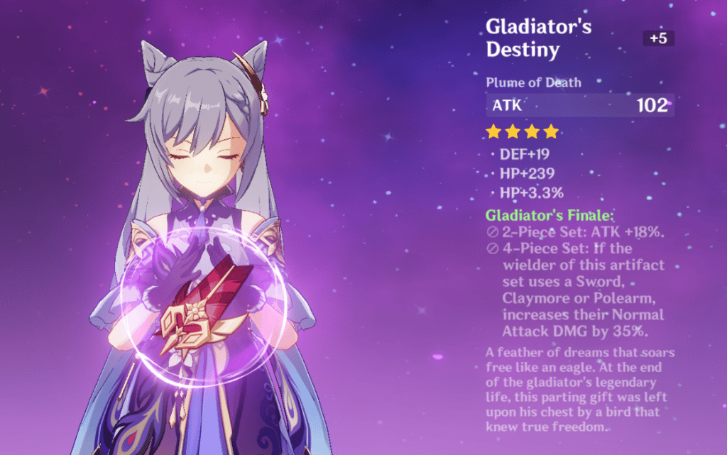 best artifacts for keqing