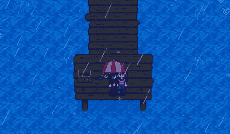 catching catfish in rain Stardew valley