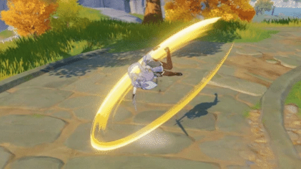 keqing normal attack