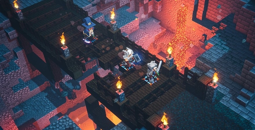 minecraft dungeons co op