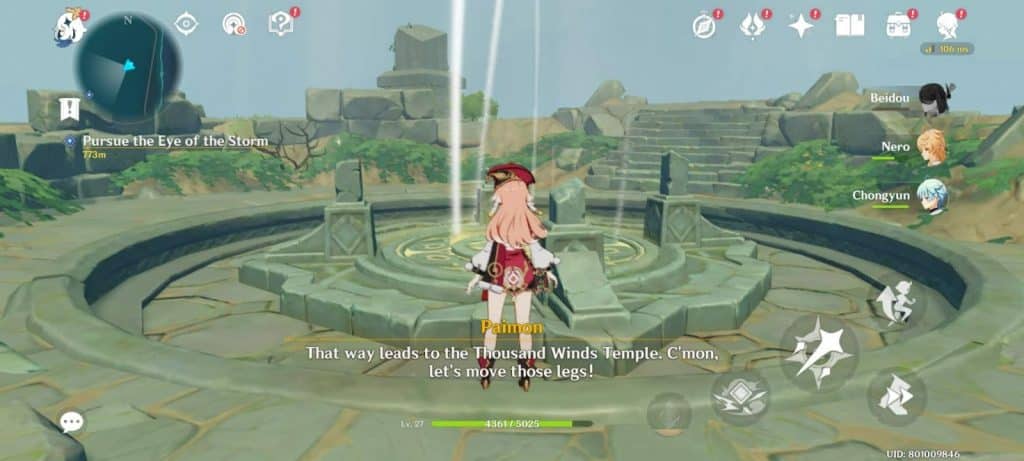 pursue the eye of the storm