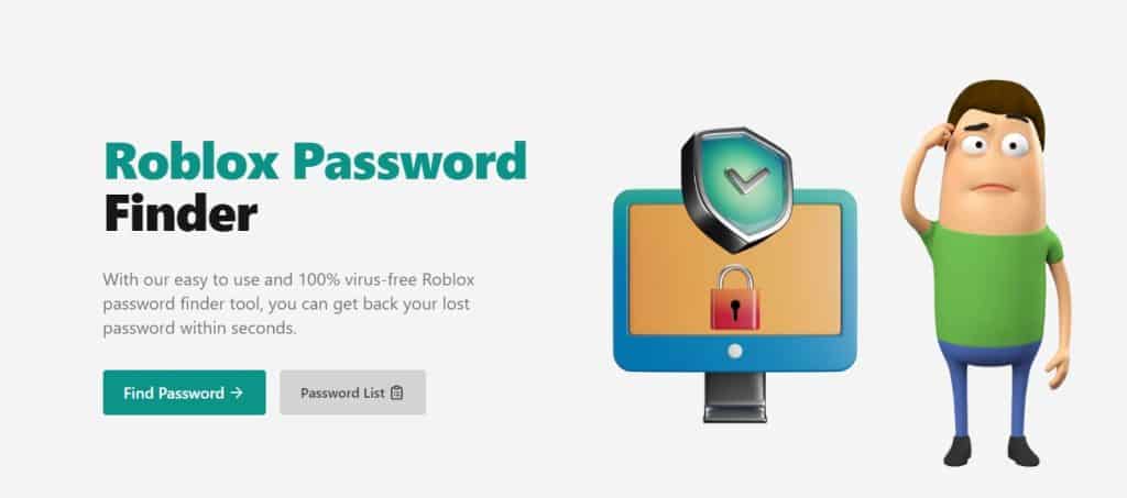 roblox password finder website