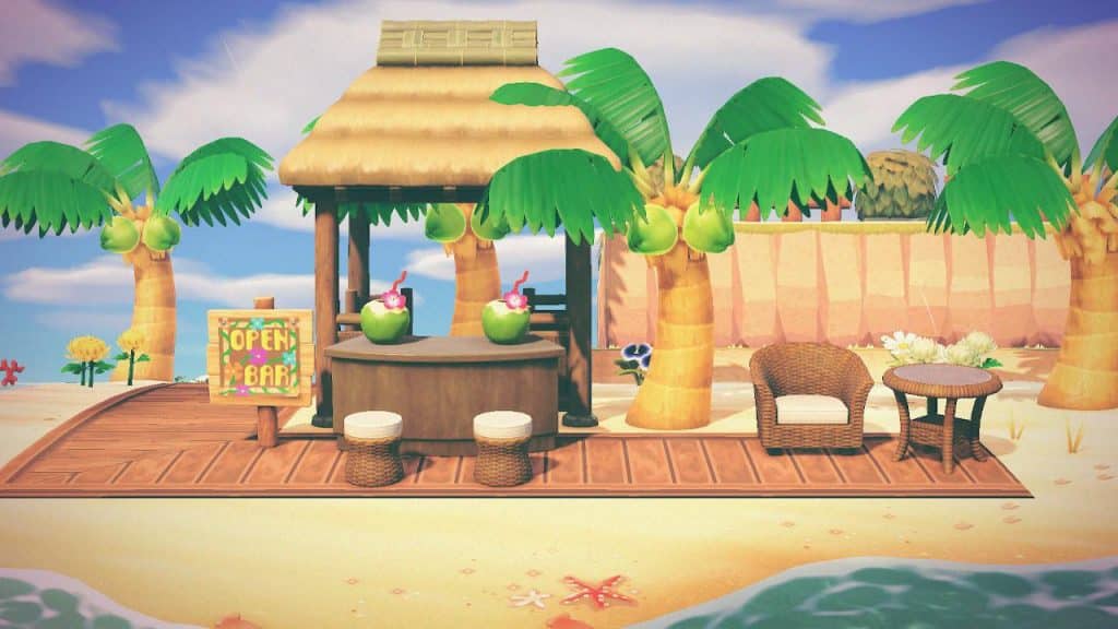 animal crossing tiki bar ideas