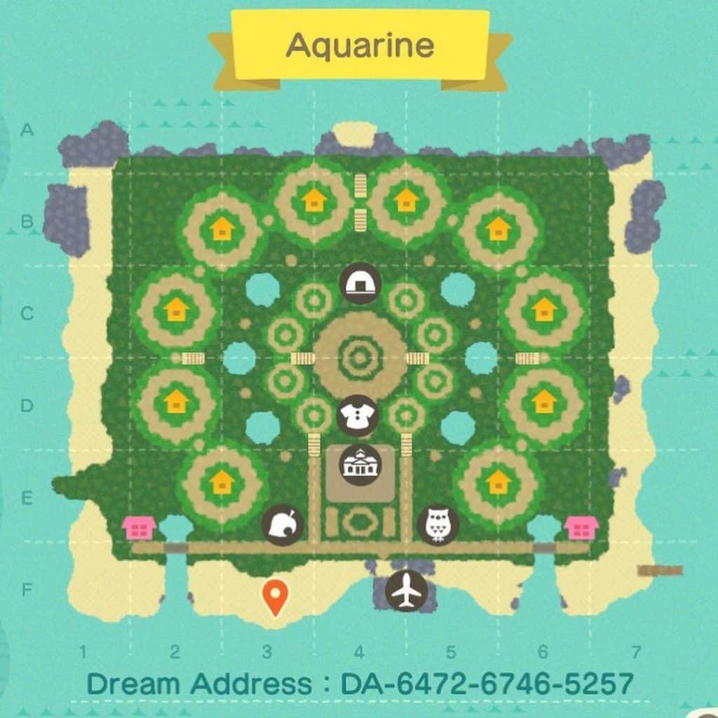 aquarius animal crossing island ideas
