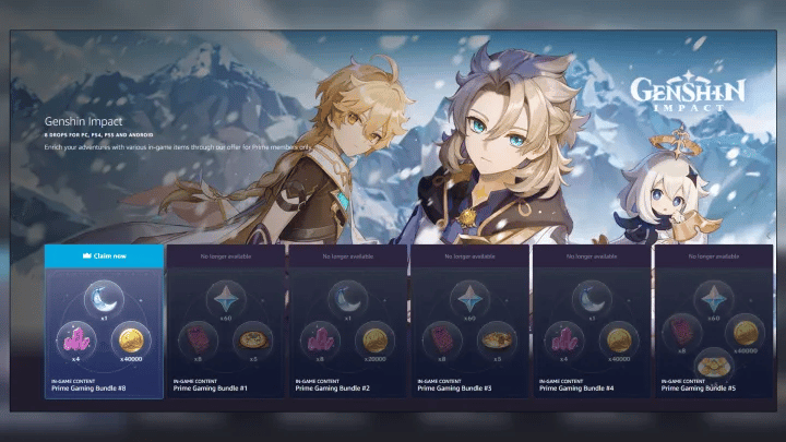 Genshin Impact Prime Gaming Members to Receive Free Loot Genshin Impact Prime Gaming by The Lost Gamer