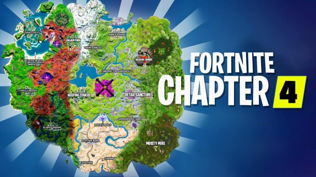 Fortnite Chapter 4 Map: Best Spots and More Fortnite Chapter 4 Map