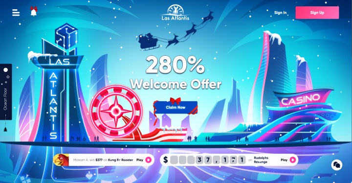 Las Atlantis Welcome Offer Homepage