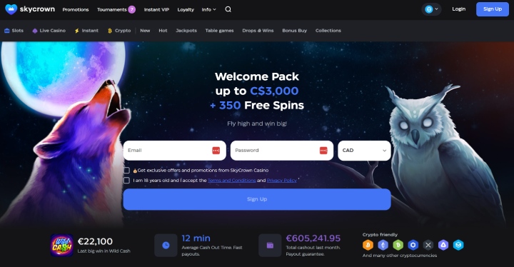 SkyCrown Welcome Offer