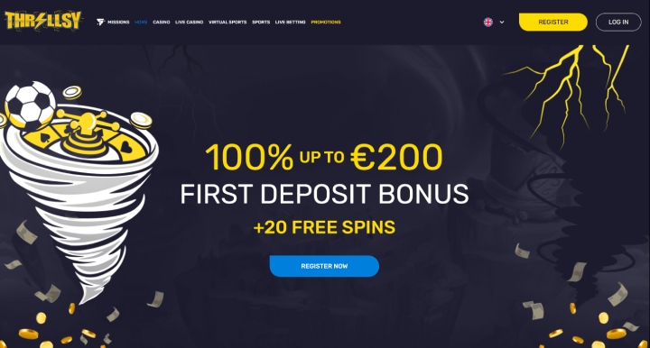 Thrillsy Welcome Offer