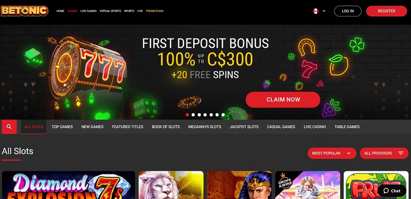 betonic homepage canada