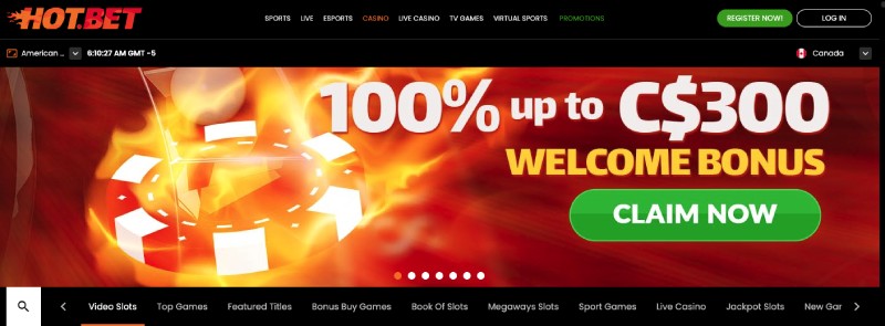 Hotbet Casino Welcome Bonus