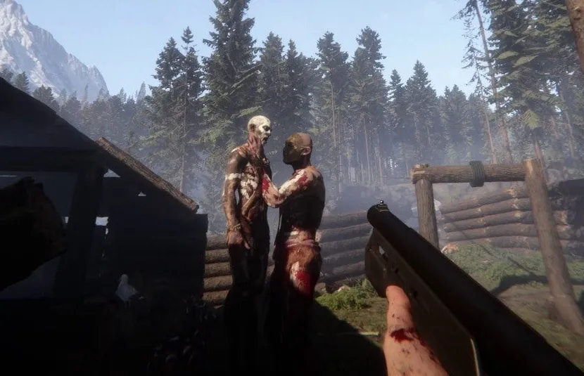 Sons of the Forest Now Steam’s Most Wish-listed Game you are pointing a gun in first-person against zombies in son of the forest