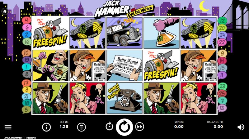 Jack Hammer NetEnt
