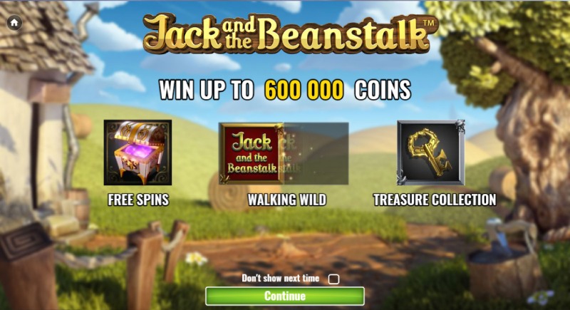 Jack and the beanstack NetEnt