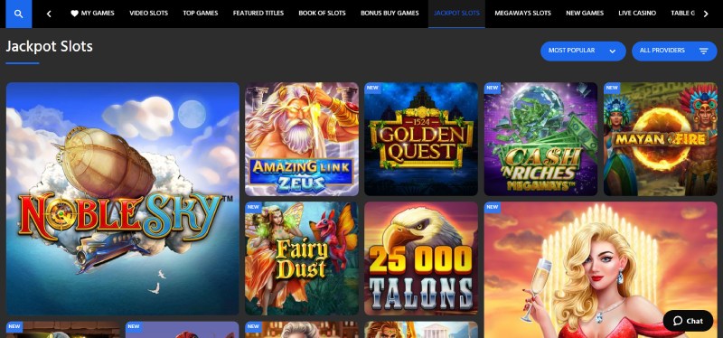 Slotimo CA Jackpot Desktop