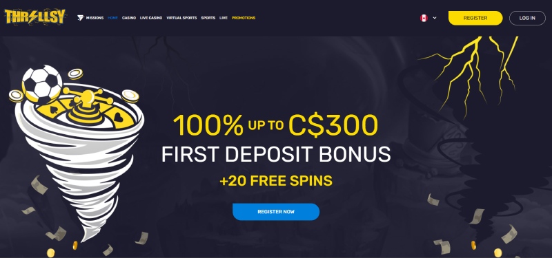 Thrillsy CA Homepage