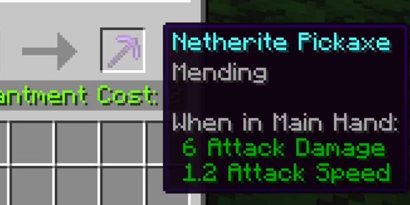 mending, one of the best armor enhancements in minecraft