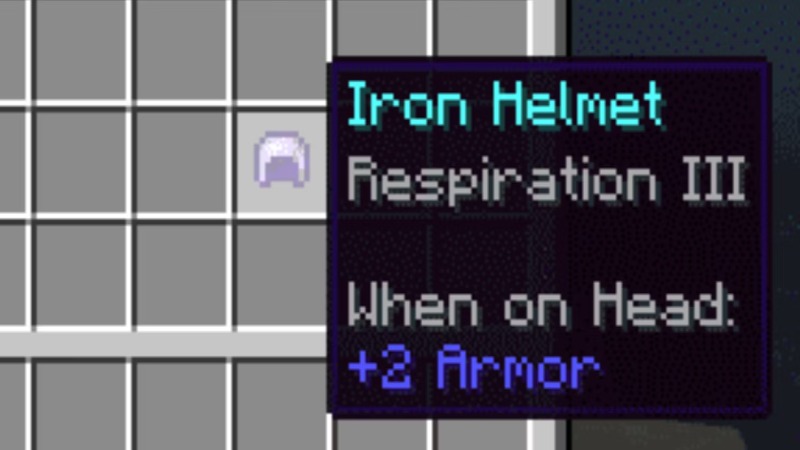 respiration 3, one of the best armor enhancements in minecraft