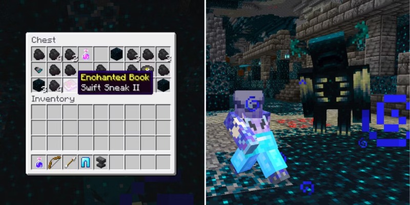 swift sneak 3, one of the best armor enhancements in minecraft