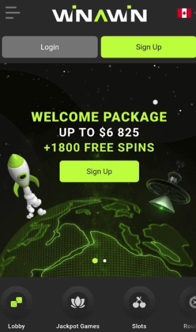 winawin welcome bonus mobile