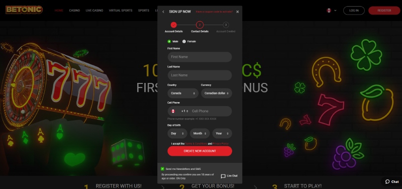 Betonic Registration 3 Desktop