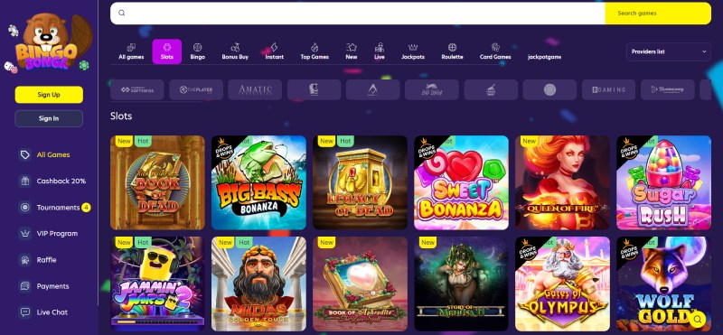 Bingo Bonga Slots Desktop