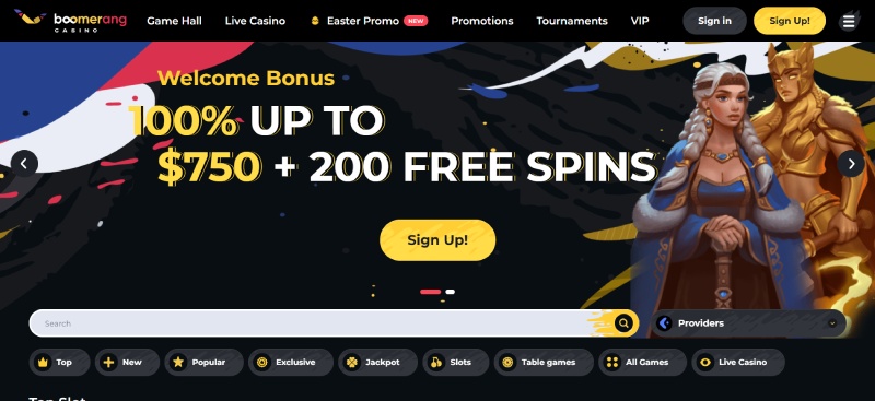 Boomerang CA Homepage