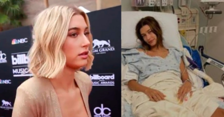 Hailey Bieber Mild stroke