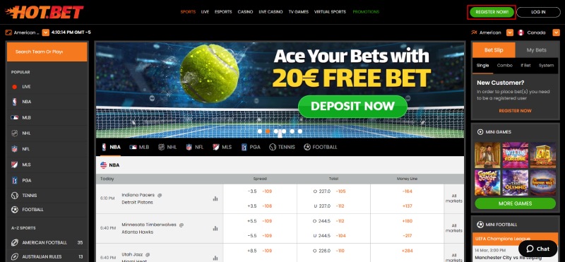 HotBet CA Registration 1 Desktop
