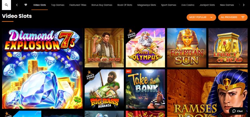 HotBet CA Slots Desktop